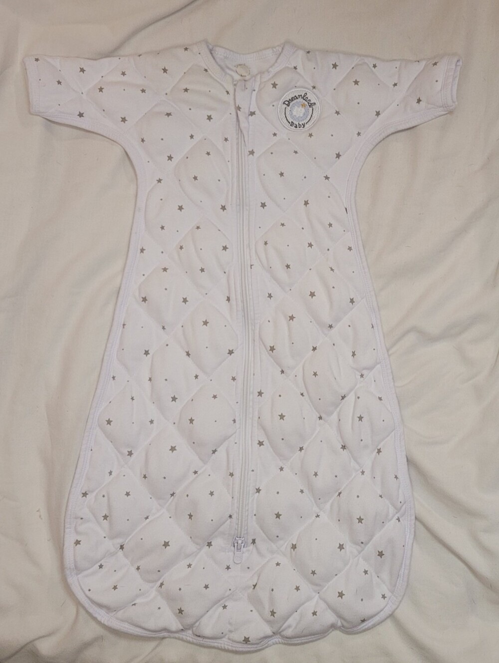 Dreamland Baby Dream Weighted Transition Swaddle, 3-6 Mth (12-16lbs), Grey Stars